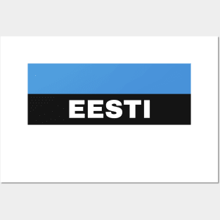 Eesti in Estonian Flag Posters and Art